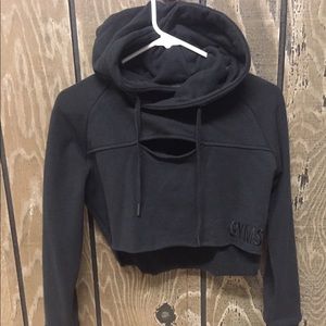 Gymshark Raw Edge Cropped Hoodie